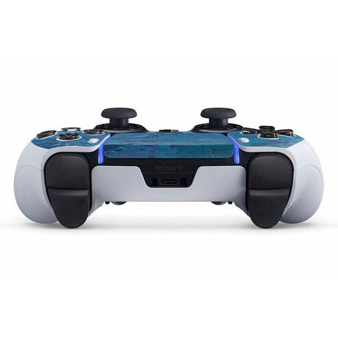 RealTree WAV3 Blue Camo PS5 DualSense Edge Pro Controller Skin