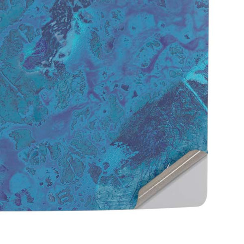 RealTree WAV3 Blue Camo PS5 Pro Disk Console Skin