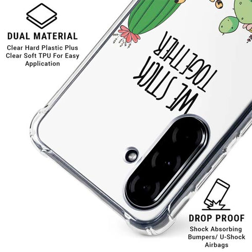 We Stick Together Galaxy A36 5G Clear Case