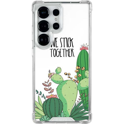 We Stick Together Galaxy S25 Ultra Clear Case