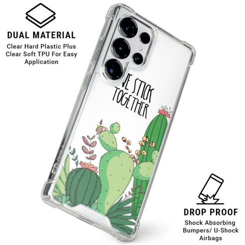 We Stick Together Galaxy S25 Ultra Clear Case