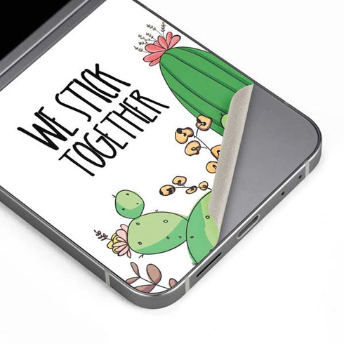 We Stick Together Galaxy Z Flip6 Skin