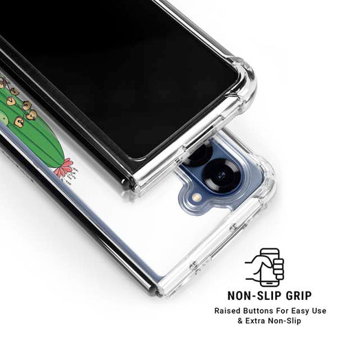 We Stick Together Galaxy Z Fold6 Clear Case
