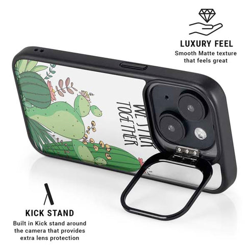 We Stick Together iPhone 13 Kickstand Case