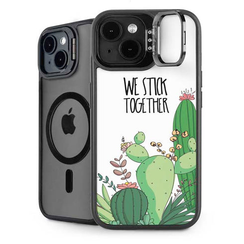 We Stick Together iPhone 15 Plus Kickstand Case