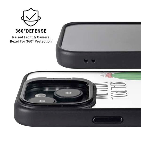 We Stick Together iPhone 15 Plus Kickstand Case