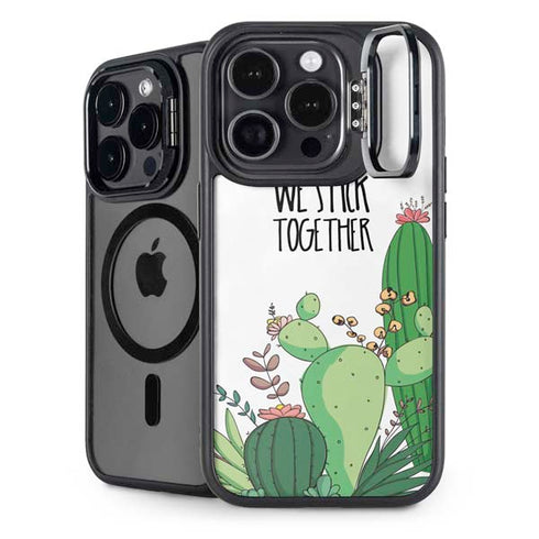 We Stick Together iPhone 15 Pro Kickstand Case