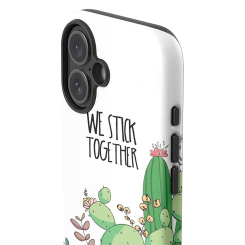 We Stick Together iPhone 16 Plus Impact Case