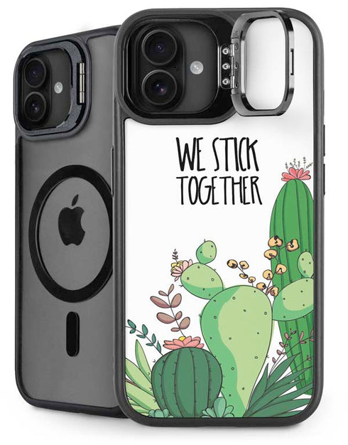 We Stick Together iPhone 16 Plus Kickstand Case