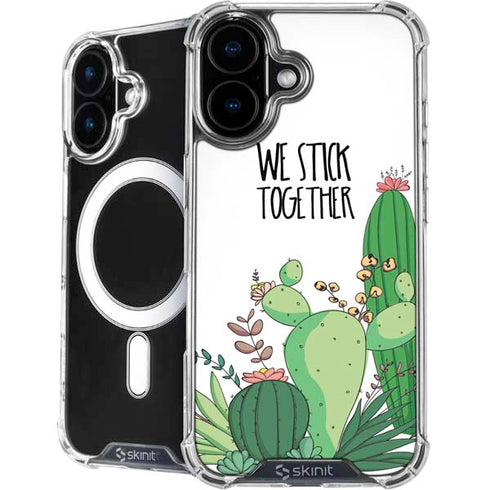 We Stick Together iPhone 16 Plus MagSafe Case