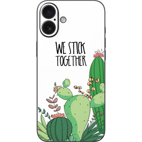 We Stick Together iPhone 16 Plus Skin