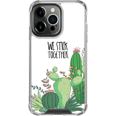 We Stick Together iPhone 16 Pro Clear Case