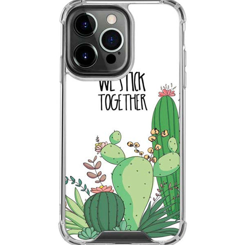 We Stick Together iPhone 16 Pro Max Clear Case