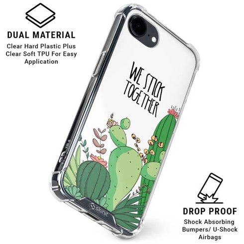 We Stick Together iPhone 16e Clear Case