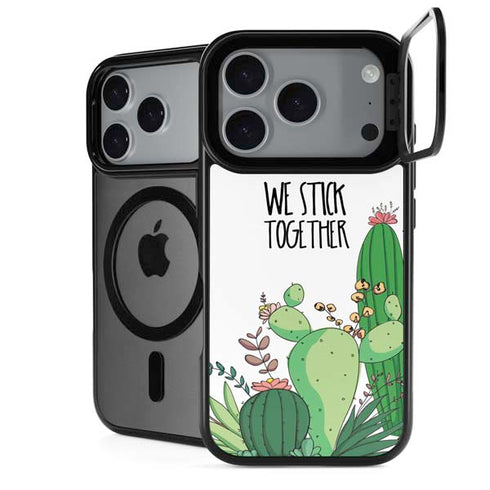 We Stick Together iPhone 18 Pro Kickstand Case