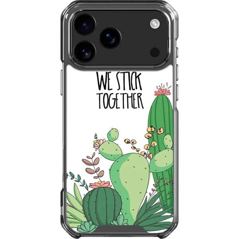 We Stick Together iPhone 18 Pro Max Clear Case