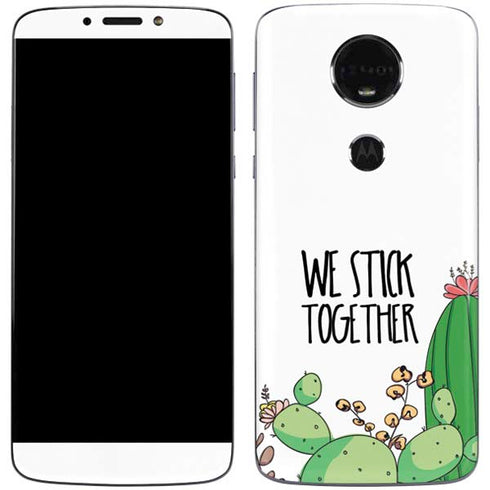 We Stick Together Moto E5 Plus Skin