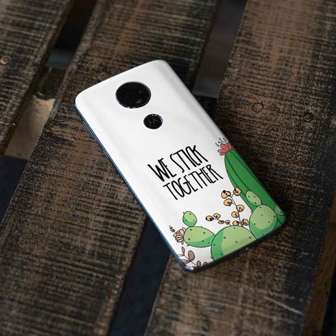 We Stick Together Moto E5 Plus Skin