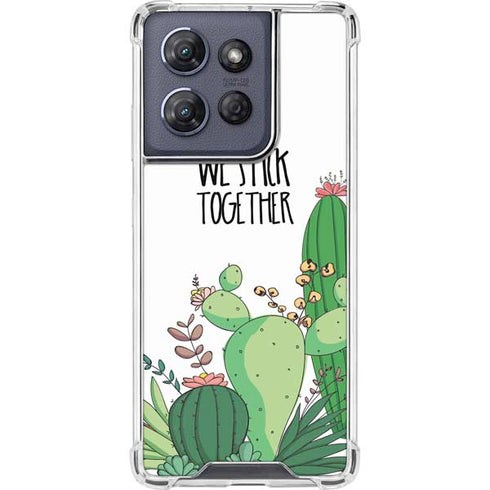 We Stick Together Moto G Play 5G (2025) Clear Case