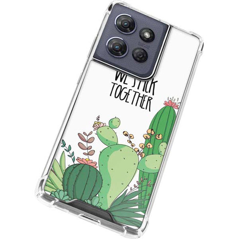 We Stick Together Moto G Play 5G (2025) Clear Case