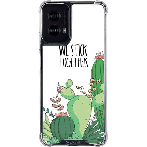 We Stick Together Moto G Power 5G (2024) Clear Case