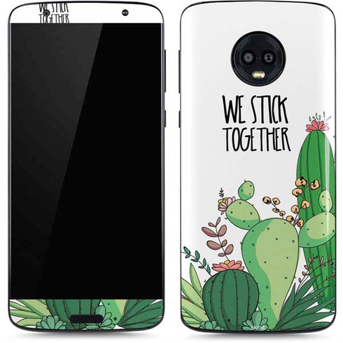 We Stick Together Moto G6 Skin