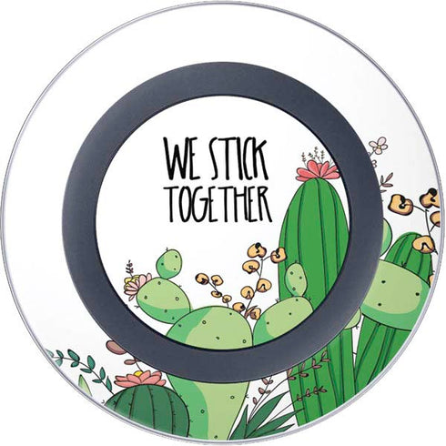 We Stick Together Wireless Charger Skin