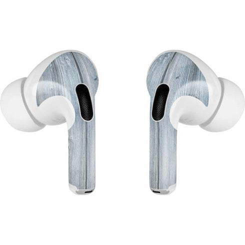 Weathered Blue Wood AirPods Skins