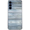 Weathered Blue Wood Galaxy A35 5G Clear Case