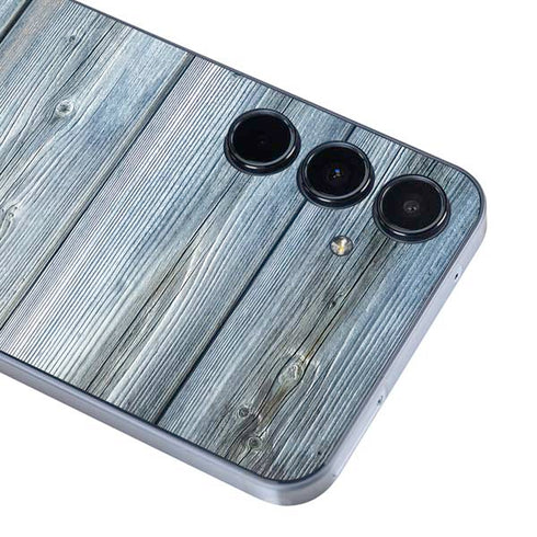 Weathered Blue Wood Galaxy A35 5G Skin
