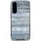 Weathered Blue Wood Galaxy A36 5G Clear Case