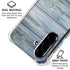 Weathered Blue Wood Galaxy A36 5G Clear Case