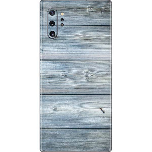 Weathered Blue Wood Galaxy Note 10 Plus Skin