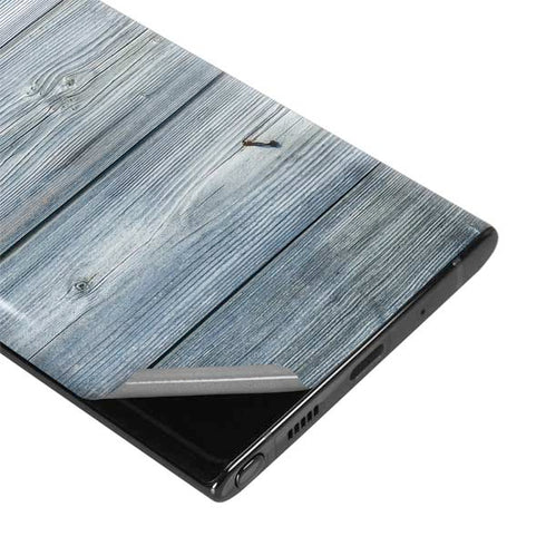 Weathered Blue Wood Galaxy Note 10 Plus Skin