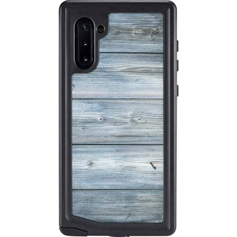Weathered Blue Wood Galaxy Cases