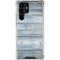 Weathered Blue Wood Galaxy S23 Ultra Clear Case
