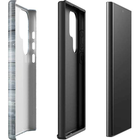 Weathered Blue Wood Galaxy S23 Ultra Pro Case