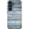 Weathered Blue Wood Galaxy S25 Impact Case