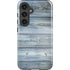 Weathered Blue Wood Galaxy S25 Impact Case