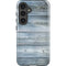 Weathered Blue Wood Galaxy S25 Plus Impact Case
