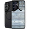 Weathered Blue Wood Galaxy S25 Plus Kickstand Case