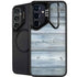Weathered Blue Wood Galaxy S25 Plus Kickstand Case