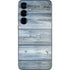 Weathered Blue Wood Galaxy S25 Skin