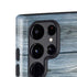 Weathered Blue Wood Galaxy S25 Ultra Impact Case