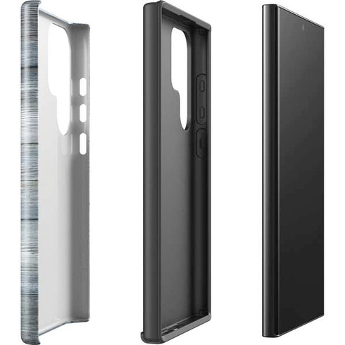 Weathered Blue Wood Galaxy S25 Ultra Impact Case