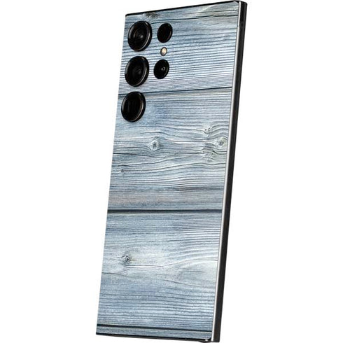 Weathered Blue Wood Galaxy S24 Ultra Skin