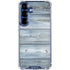 Weathered Blue Wood Galaxy S25 Plus Clear Case