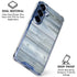 Weathered Blue Wood Galaxy S25 Plus Clear Case