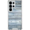 Weathered Blue Wood Galaxy S25 Ultra Clear Case