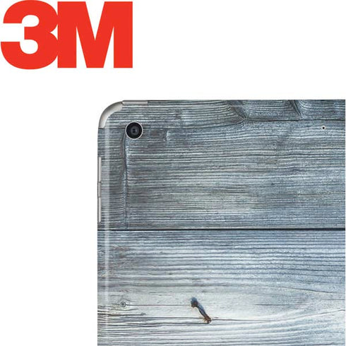 Weathered Blue Wood Apple iPad Skin